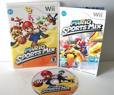 Mario Sports Mix Nintendo Wii Complete Game Disc Basketball Hoops Hockey Super