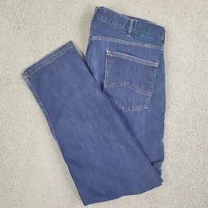 Patagonia Iron Clad Jeans Mens 36x30 Blue Wash Straight Leg Stretch - Picture 1 of 18
