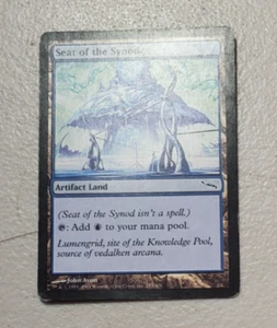 1x MTG Seat of the Synod Mirrodin 283/306 Regular Common MP Free Shipping - Picture 1 of 2