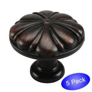 * Paquete de 5* Perillas de gabinete de bronce frotado con aceite Cosmas #7784ORB - Imagen 1 de 1