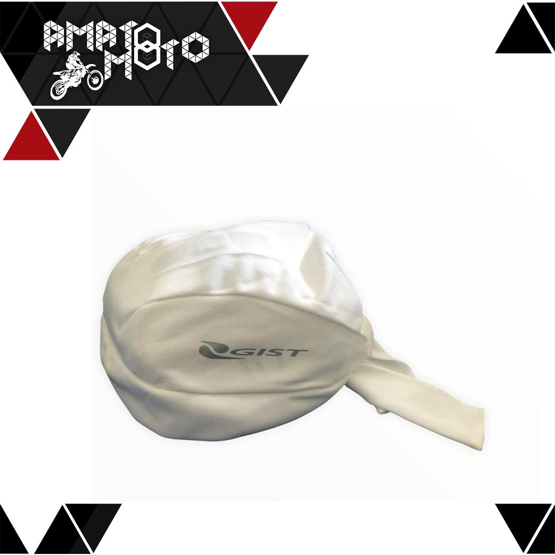 Set Bandana E Calotta Per Casco Bici - 2 Pezzi, Traspirante, Nero E Bianco, Ad Asciugatura Rapida