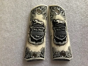 NUEVO ARTE EN EMPUÑADURAS DE RESINA PARA 1911 CLON TAMAÑO COMPLETO, GOBIERNO DE COLT, KIMBER - Imagen 1 de 9
