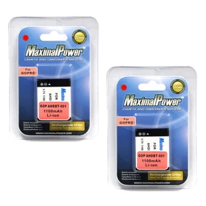 Refuelergy 2x BATTERIES for GoPro Hero HD HERO2 Pro AHDBT-001 AHDBT001 Camera - Picture 1 of 5