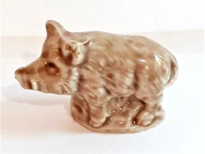 Vintage Wade Keramik rote Rose Tee Promo Wildschwein Figur Neu Neu aus altem Lagerbestand - Bild 1 von 2