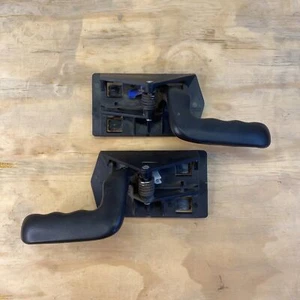 Chevy Silverado Suburban Interior Inside Door Handles Pair Black Textured - Picture 1 of 5