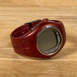 Polar F11 Red Unisex Water Resistant Digital Heart Rate Monitor Watch For Parts - Picture 1 of 5