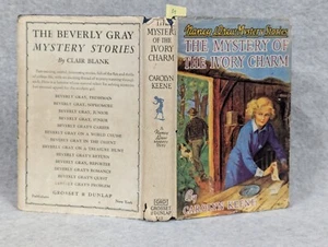 Vtg 1944 HCDJ Nancy Drew Mystery Carolyn Keene ~ Ivory Charm #13 - Picture 1 of 8