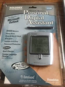 Rolodex Personal Electronic Organizer 384 Kb by Franklin RF-8120 NEW - Zdjęcie 1 z 3