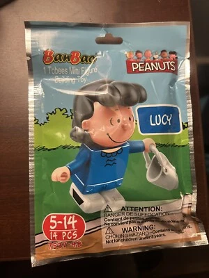 Peanuts совместимая с LEGO фигурка Люси BanBao новая нераспакованная строительная фигурка  - Изображение 1 из 2