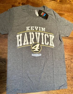 KEVIN HARVICK #4 GRAUES OURAY KURZÄRMELIGES T-SHIRT.  KLEIN - Bild 1 von 2