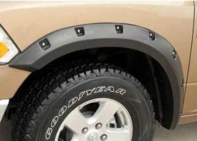 Fender Flare Set Elite Series Black Rivet Fits 2010-2018 Dodge Ram 2500 3500 - Image 1 of 4
