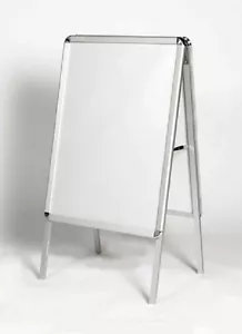 A1 Size Freestanding Pavement Waterproof A Board Aluminium Snap Frame - Picture 1 of 1