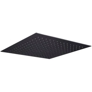 Soffione doccia quadrato nero Astini Orca 250 mm - Foto 1 di 1