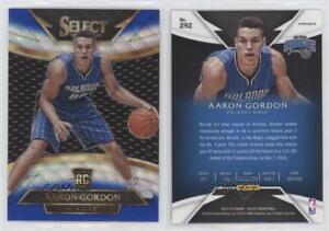 2014 Panini Select Courtside Blue and Silver Prizm Aaron Gordon #292 Rookie RC