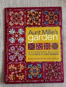 AUNT MILLIE'S GARDEN 12 FLOWERING BLOCKS Piece O' Cake by Becky Goldsmith Uncut - Picture 1 of 3