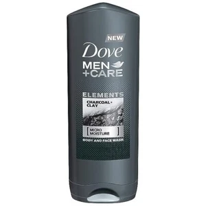 Dove Men+Care - Charcoal + Clay Purifying Body Wash, 400ml - Picture 1 of 4