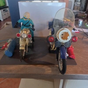 Lotto N°2 Moto Police Marche Bandai e Ellegi Filoguidate In Plastica Vintage 70 - Imagen 1 de 14