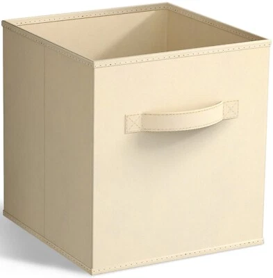 Sorbus 11" Foldable Storage Cube Basket, Lightweight Organizer - Single Pack - Image 1 of 4