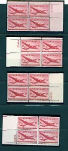 US C32 DC-4 Skymaster 5c - Plate Block of 4 - MNH - 1946 - - Picture 1 of 1
