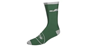 New York Jets Football Green & Gray Women's Casual Deuce Crew Socks  - Picture 1 of 1