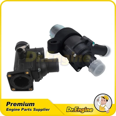 Conjunto de carcasa de termostato de bomba de agua auxiliar apto para Lincoln LS 2000-2002 3,9 L Foto 1 de 4