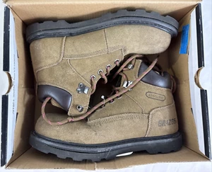 Brazos Workforce Damen-Stiefel Stahlkappe 7B Wildleder Sicherheit Utility Schnürschuh Arbeitsschuh - Bild 1 von 13