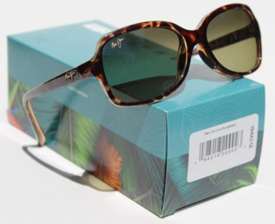 MAUI JIM Cloud Break POLARIZED Sunglasses HTS700-10 Tortoise/Maui HT Green NEW - Image 1 of 4