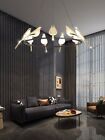 LED Chandelier Golden Magpie Bird Home Decoration Dimmable Nordic Remote Lamp