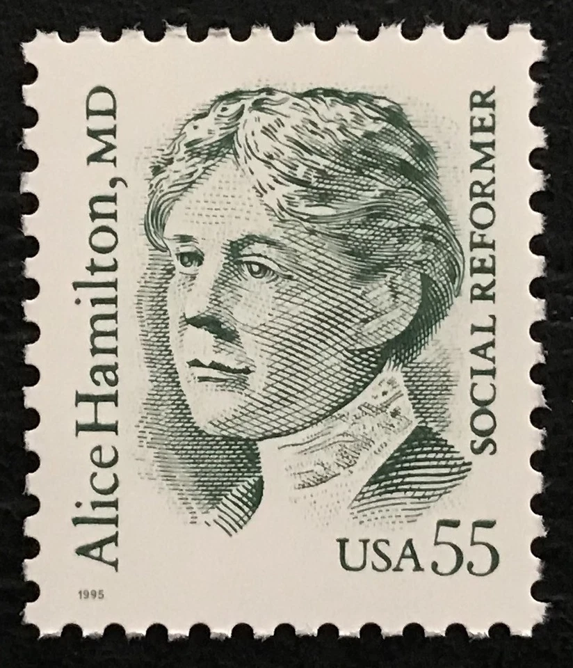 1998 Scott #2940, 55¢, ALICE HAMILTON, MD - HEALTH - Single - Mint NH -   - Image 1 of 1