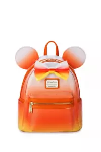 Mini zaino nuovo con etichette Disney Parks Minnie Mouse Halloween Candy Corn Loungefly 2022 - Foto 1 di 2
