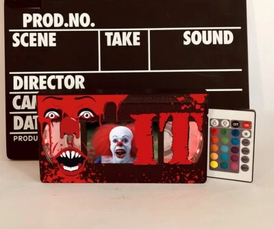 恐怖VHS灯,IT恐怖VHS录像带,万圣节礼物,恐怖大片 — 第 1/4 张图片