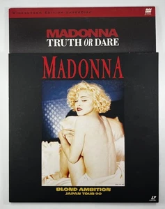 Madonna Blond Ambition Japan Tour 90 + Truth Or Dare LaserDisc Set Japan - Picture 1 of 5