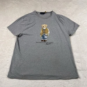 Polo Bear by Ralph Lauren T-Shirt Herren Large grau Classic Fit Jacke Bär Winter - Bild 1 von 10