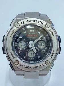CASIO Solar Watch G-SHOCK Digital Analog SLV SLV - Picture 1 of 7
