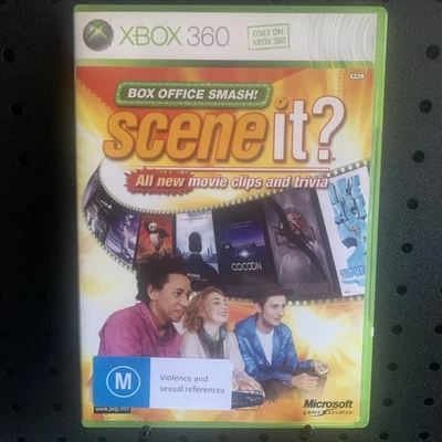 Scene It? Box Office Smash! Xbox 360 Game PAL w' Manual FREE Tracked Au Postage - Image 1 of 4