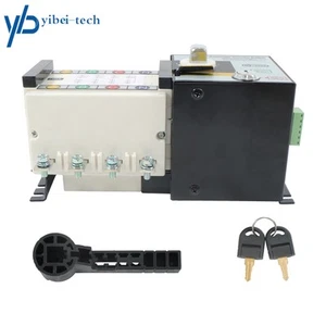 100A 4 Poles 110V 220V Grid to AC Generator ATS Automatic Transfer Switch - Picture 1 of 13