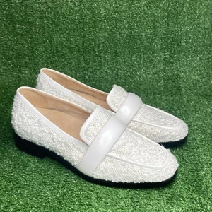 Vionic Mylene neue Damen-Slipper Größe 10 weiß Boucle-Loafer Freizeitschuhe kostenloser Versand - Bild 1 von 9