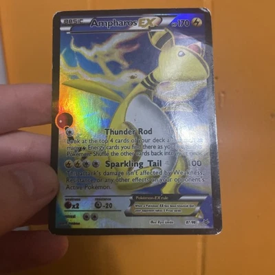 Ampharos EX (87 Full Art) 87/98 XY-Ancient Origins Holo - Image 1 of 2