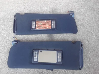 95-99 Chevy Suburban Tahoe Yukon Truck LH & RH Set Lighted Sun visors GOOD Blue - Image 1 of 4