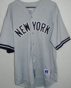 Camiseta de colección Mickey Mantle New York Yankees Russell grande - Imagen 1 de 3