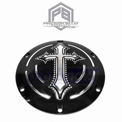 Precision Billet Sportster Dark Side Billet Derby Cover for 2011-2019 Harley gn Foto 1 de 4