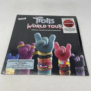 Trolls - World Tour White 2LP + 3 Bonus Tracks + Coloring Poster Vinyl *Read* - Picture 1 of 9