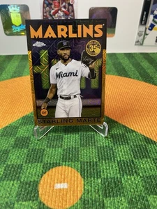 🔥 2021 Topps Starling Marte 💎 Silver Pack Gold /50 SSP #86C-15 Miami ⚾️ - Picture 1 of 3