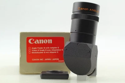 【TOP MINT w/ Box】 Canon Angle Finder B with Adapter S viewfinder From Japan 590 - Image 1 of 4