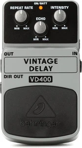 VINTAGE DELAY VD400 Vintage Analog Delay Effects Pedal, White - Picture 1 of 12