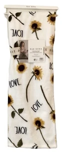 RAE DUNN Yellow Sunflowers Soft Plush Throw 50 in x 70 in - Picture 1 of 3