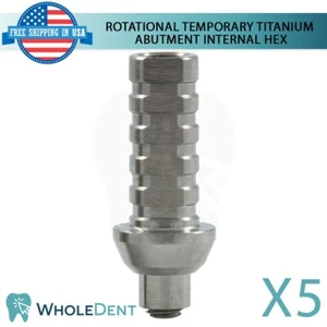 5x Instrumento dental hexagonal pilar temporal de titanio rotativo recto - Imagen 1 de 5