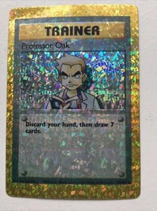 Pokemon Vending Sticker Unused 1999 Trainer 88/102 Professor Oak HOLO NEAR MINT - Picture 1 of 3