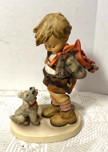 Hummel Goebel "NOT FOR YOU" #317 Boy Dog Figurine Bee W Germany - Picture 1 of 5