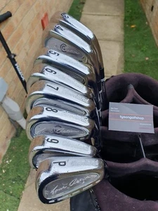 GENTS RIGHT HAND CLEVELAND TOUR ACTION FORGED IRONS REFURBISHED 1/2 INCH LONG - Picture 1 of 13